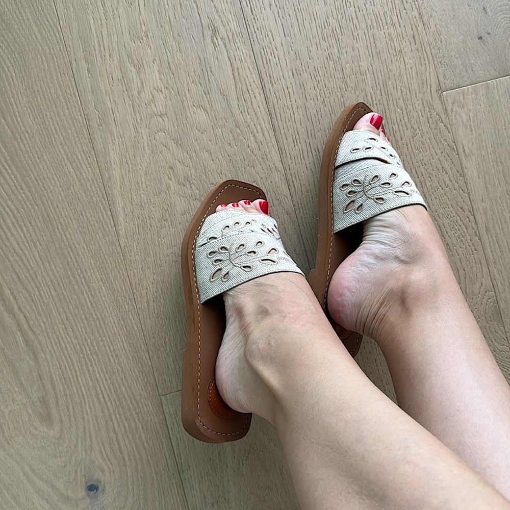 Chloe Woody sandals mule embroidered summer shoes